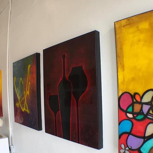 Wonderlust mixed media on canvas - Picture 3 of 6